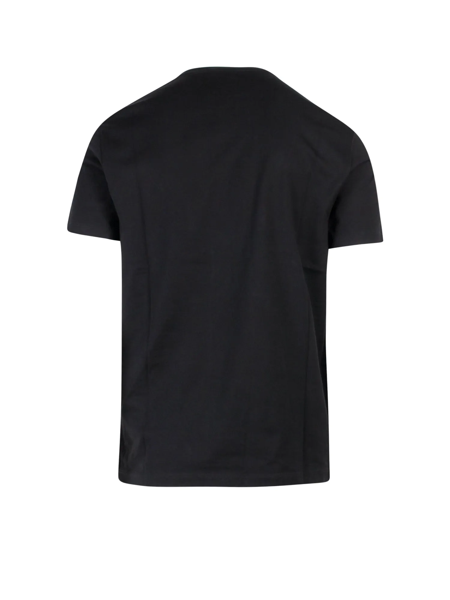 Versace Logo Printed Crewneck T-Shirt