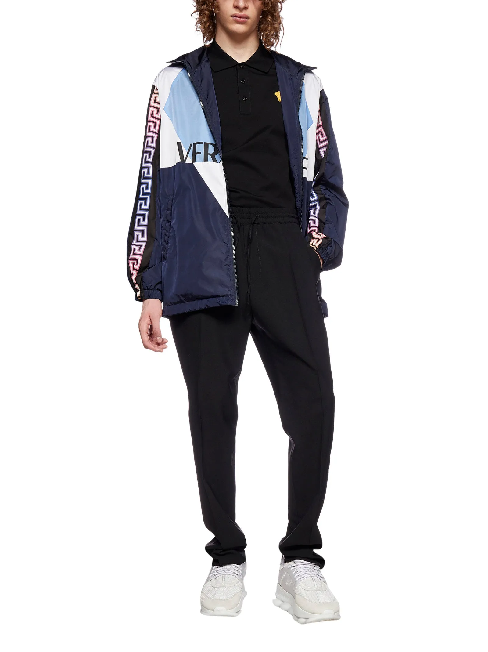 Versace Straight Leg Drawstring Track Pants
