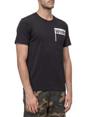 White Mountaineering Logo Print Pocket T-Shirt