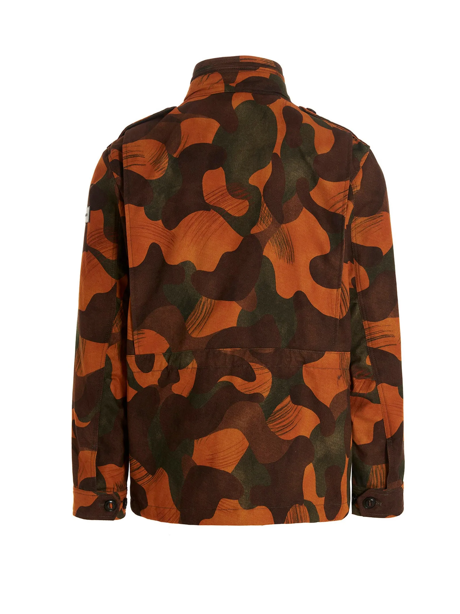 Woolrich Camouflage Printed Zip-Up Jacket