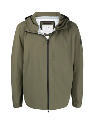 Woolrich Logo Patch Zip-Up Jacket