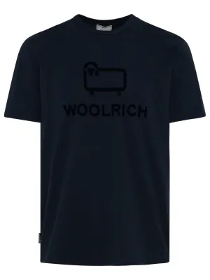 Woolrich Logo Printed Crewneck T-Shirt