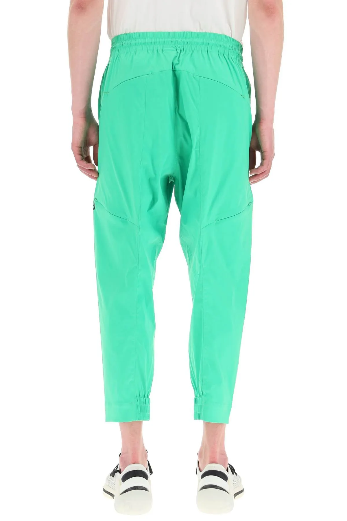 Y-3 Logo Print Cropped Track Trousers