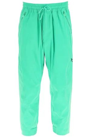 Y-3 Logo Print Cropped Track Trousers