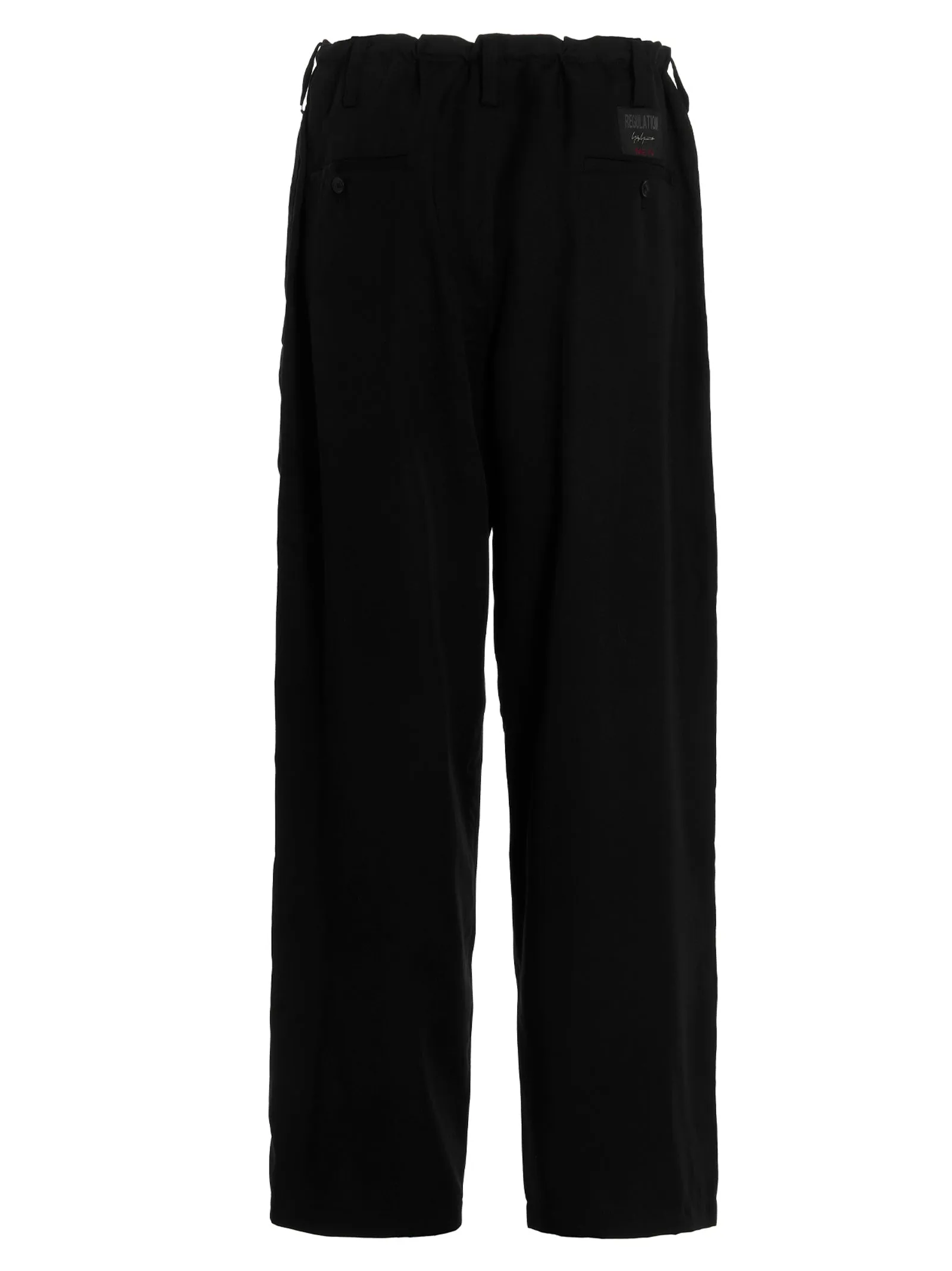 Yohji Yamamoto Straight Leg Drawstring Pants
