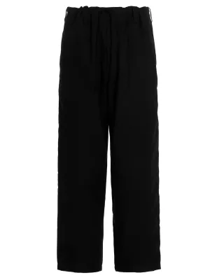 Yohji Yamamoto Straight Leg Drawstring Pants