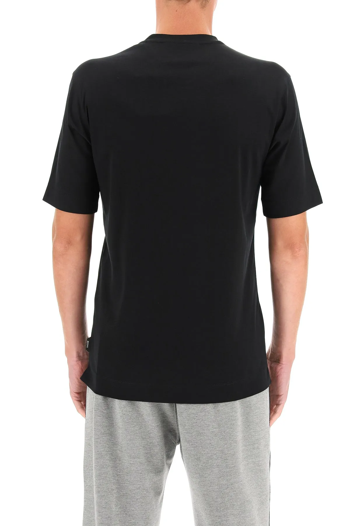 Z Zegna Crewneck Short-Sleeved T-Shirt