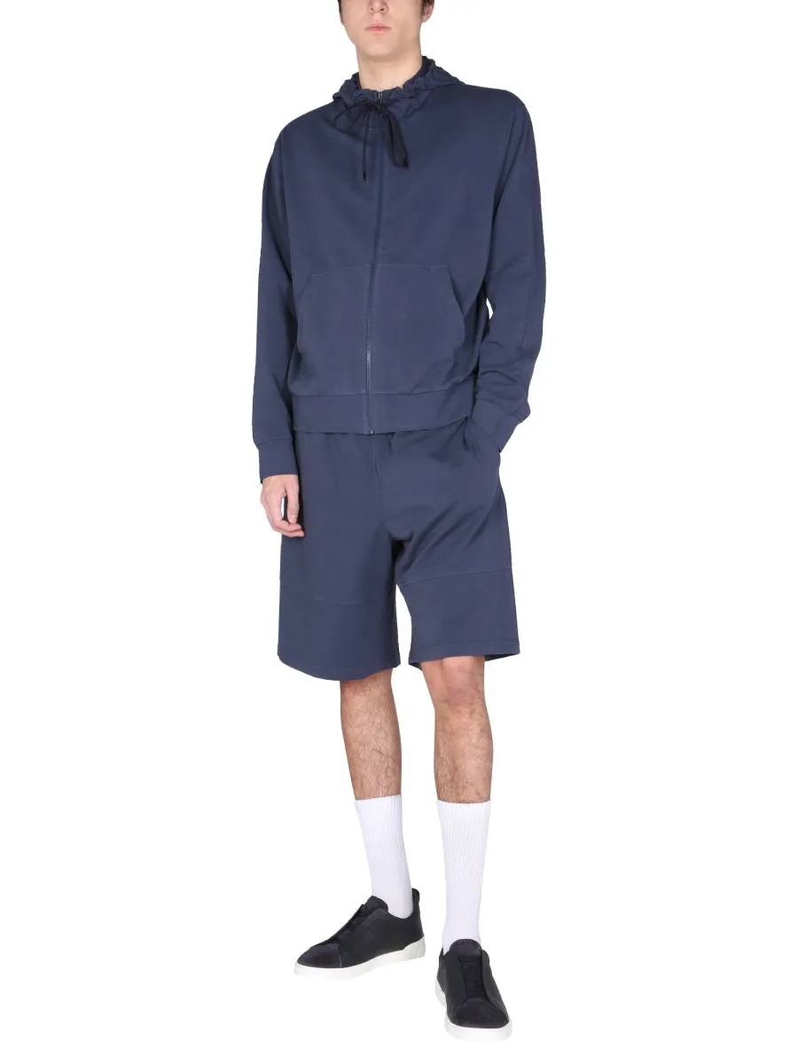 Z Zegna Elasticated Waist Bermuda Shorts