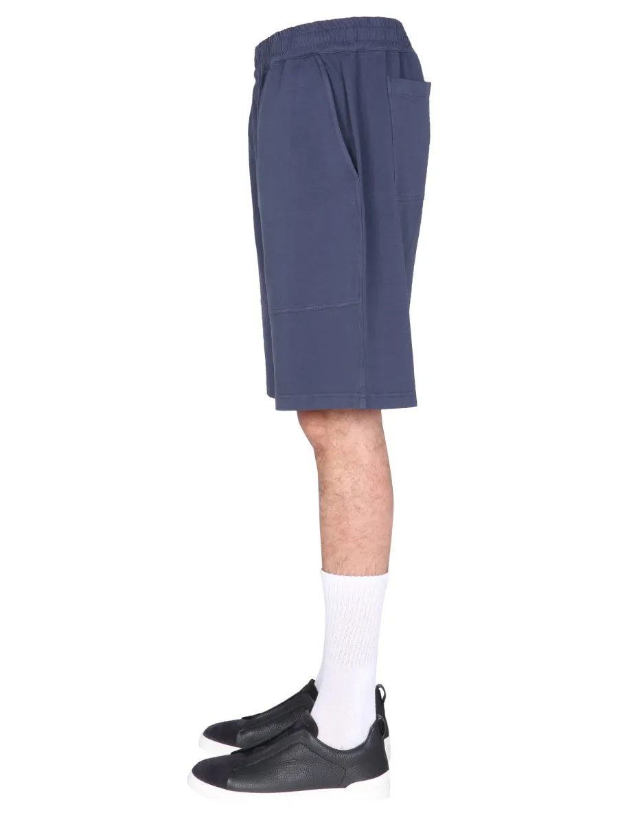 Z Zegna Elasticated Waist Bermuda Shorts