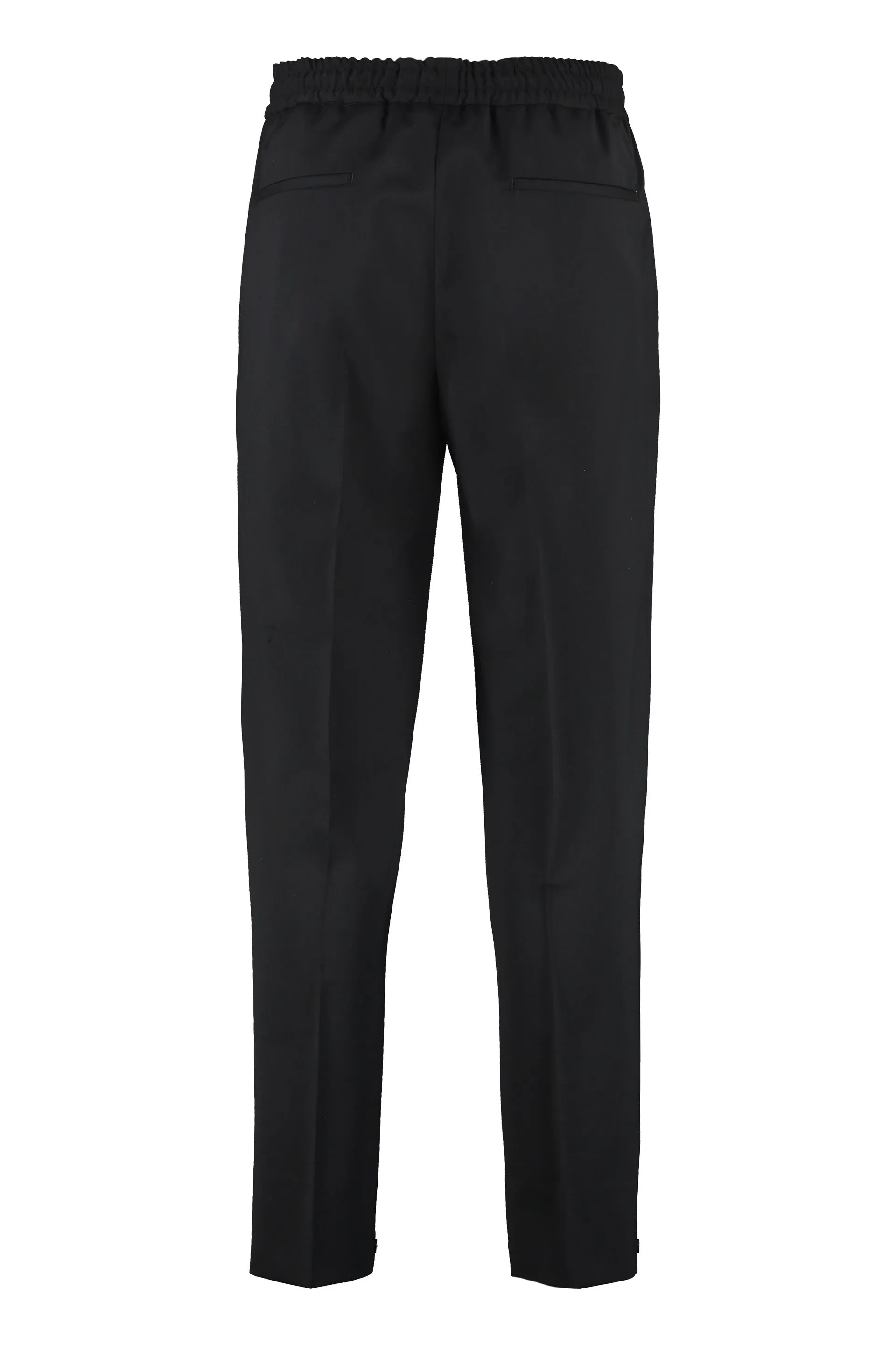 Z Zegna Elasticated-Waist Tapered Trousers