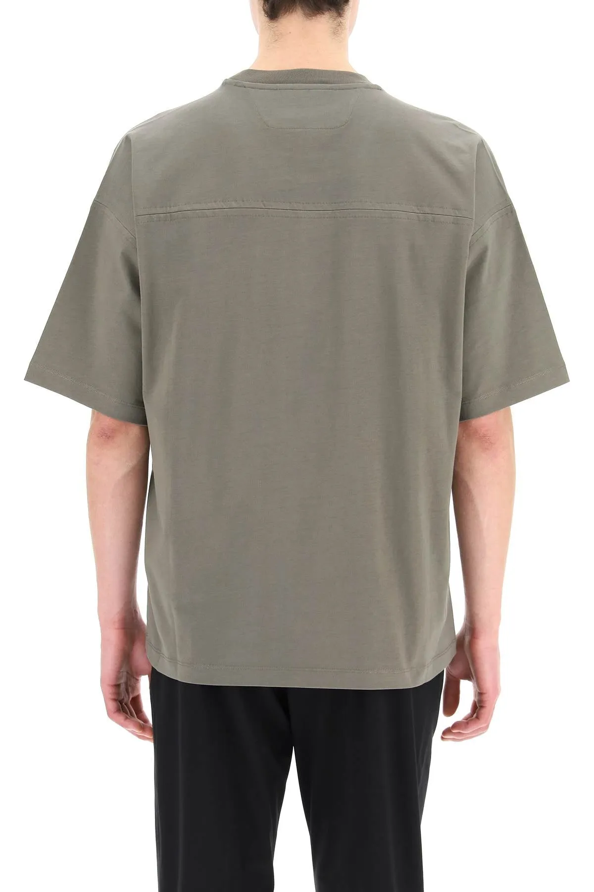 Z Zegna Logo Printed Crewneck T-Shirt