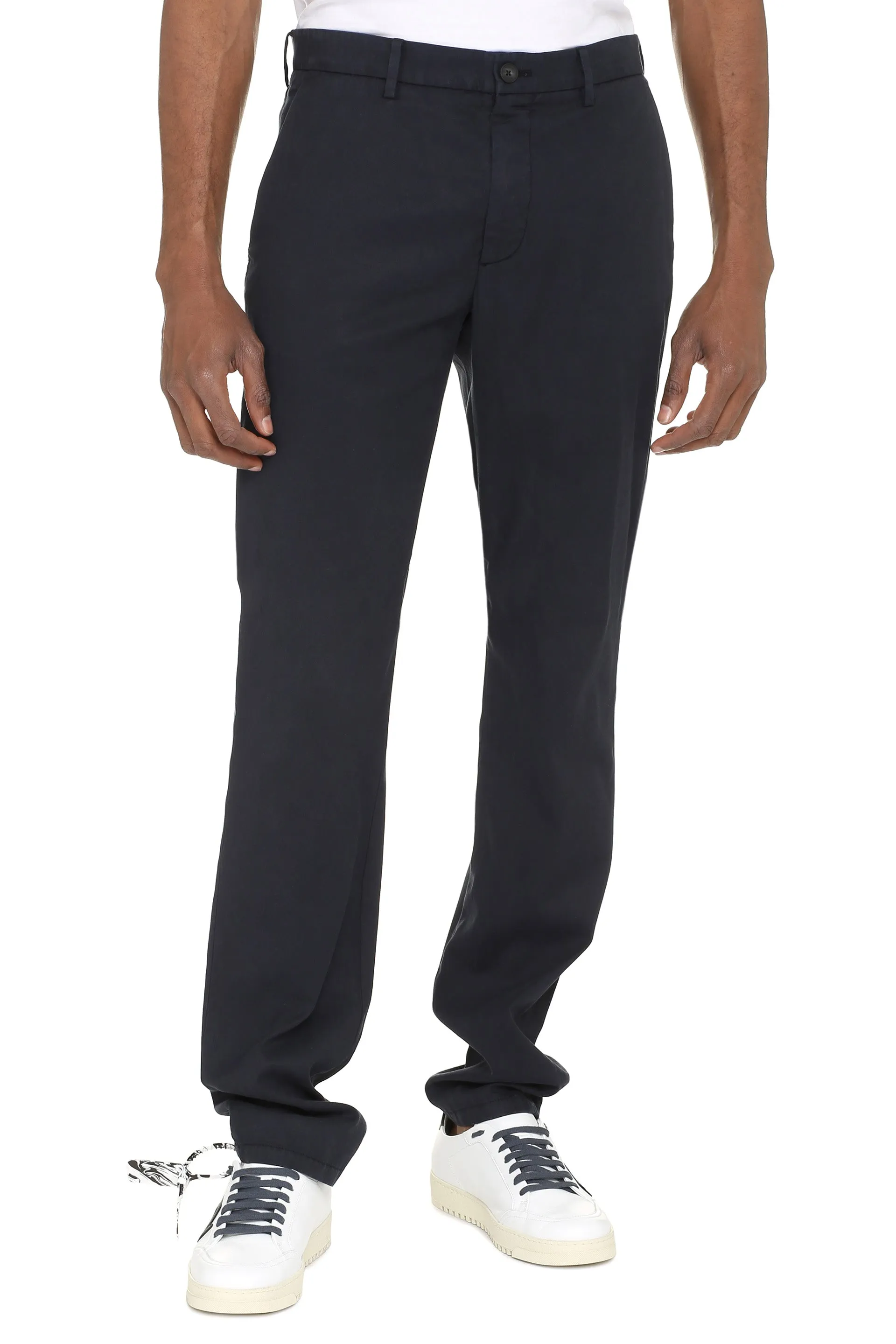 Z Zegna Mid-Waisted Straight Leg Pants