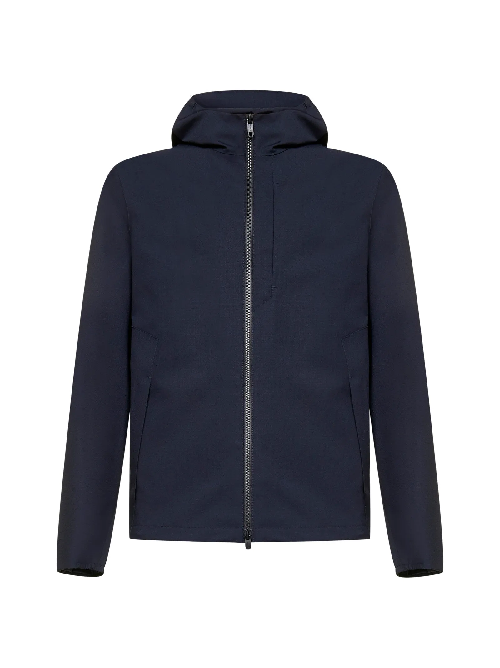 Z Zegna Zip-Up Hooded Jacket